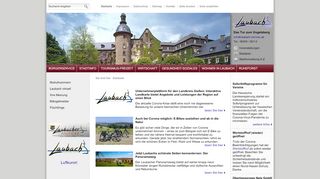 Screenshot: Homepage Stadt Laubach 